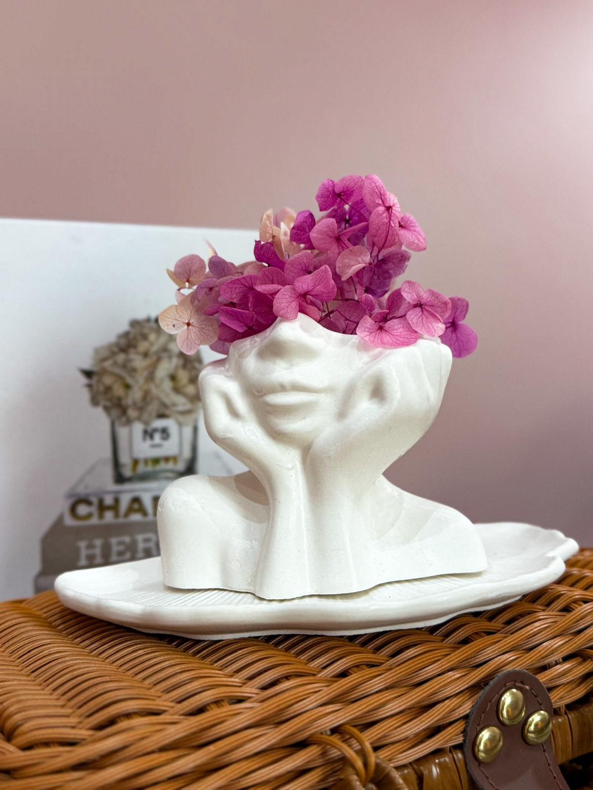 Emiflowers™ Vaso deocrativo con Vassoio