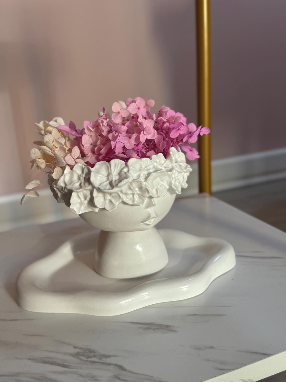 Emiflowers™ Vaso decorativo con Vassoio